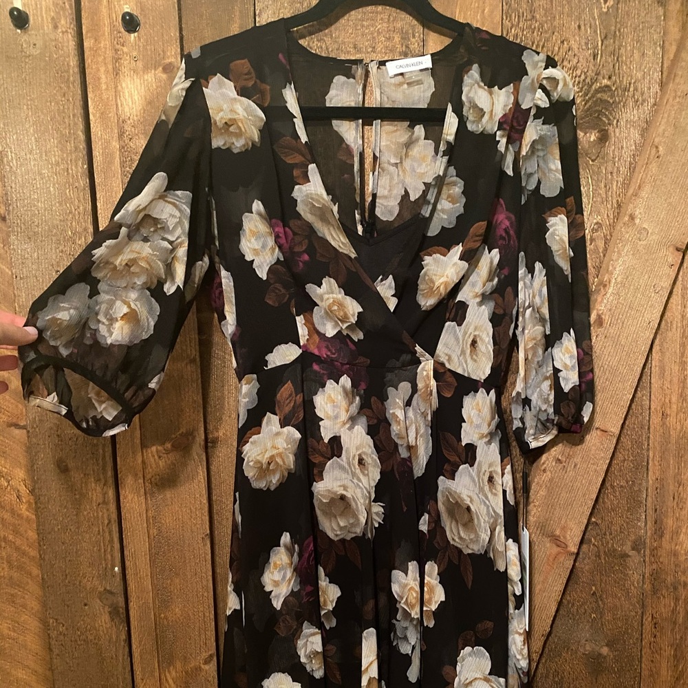 Calvin Klein Floral Dress